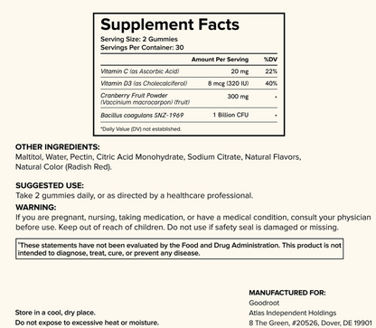 Goodroot The Root Cleanse — Feminine Wellness Gummies